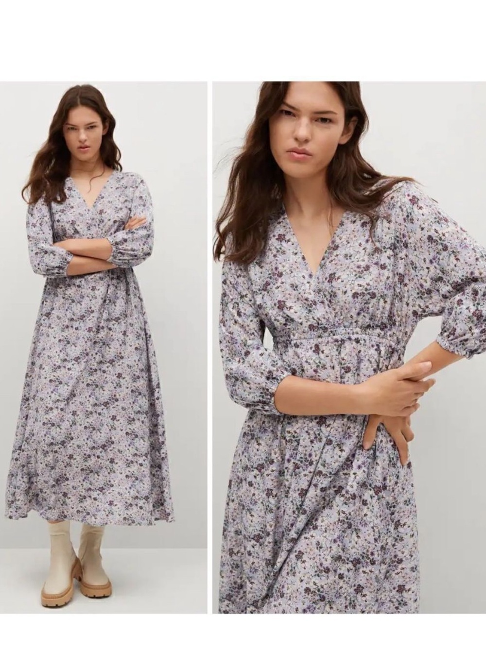 Mango Floral Dress